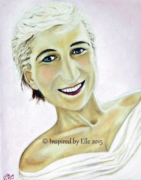 Portrait Art Fairytale Princess Oil Painting Inspired By Elle Smith female celebrity art painting