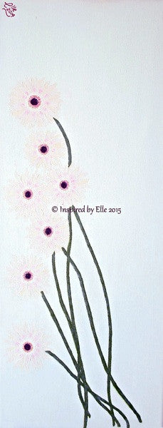 Flower Art Painting Lazy Daisies by Elle Smith Inspired By Elle