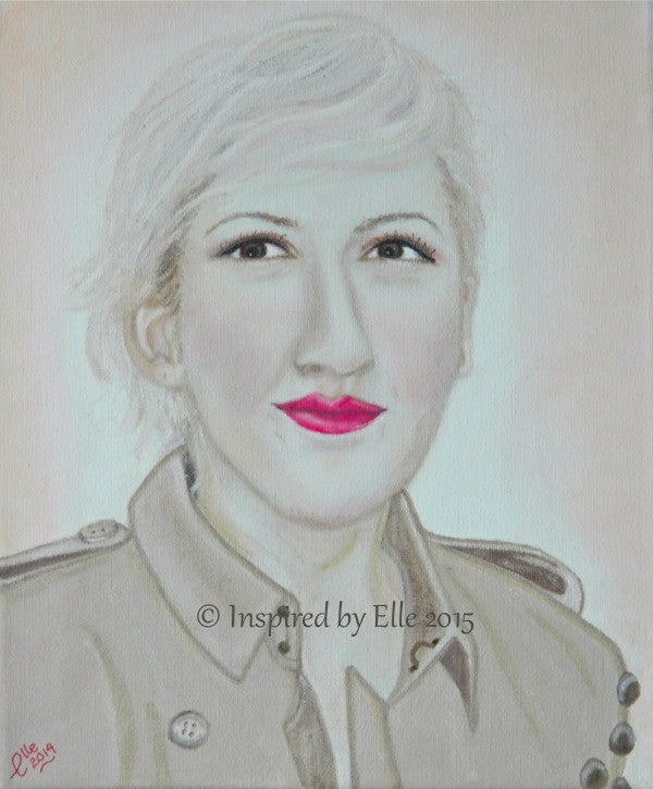 Portraits the Ladies Precious Voice Female Portrait by Elle Smith Inspired By Elle