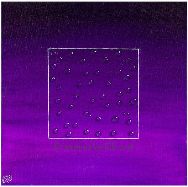 Commercial Art Painting Purple Rain contemporary inspired by Elle Smith Business Art Office artwork
