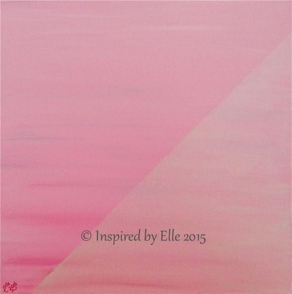 Commercial Art Painting Pink Success Oil Painting Inspired by Elle Smith Business Art