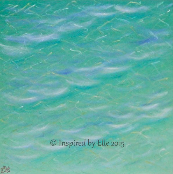 Business Art Painting Sea of Tranquility Oil Paints Pastels by Elle Smith Inspired By Elle