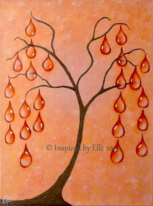 The Weeping Willow Elle Smith Artist Abstract Art Painting Inspired By Elle